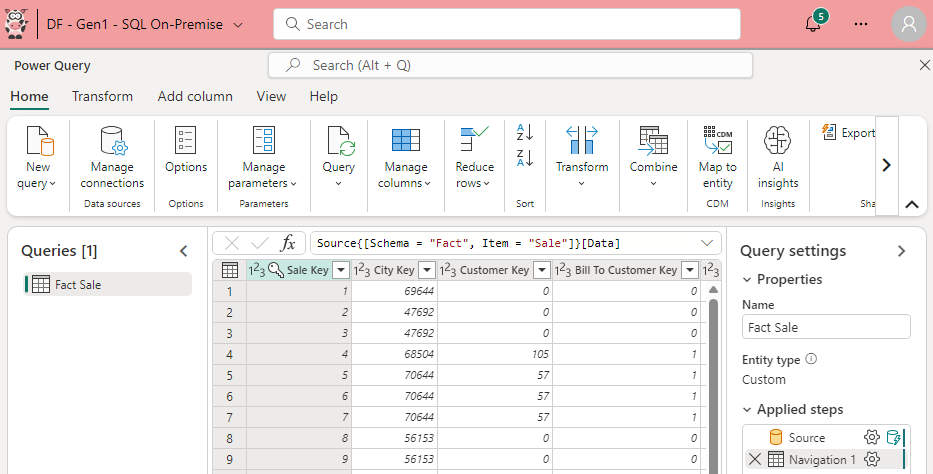 Copying SQL Server On-Premises data in Microsoft Fabric, which one consumes the least amount of Capacity Units